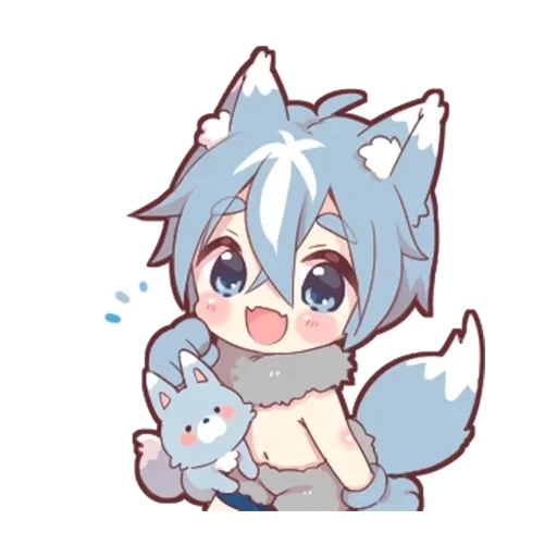serigala, karakter anime