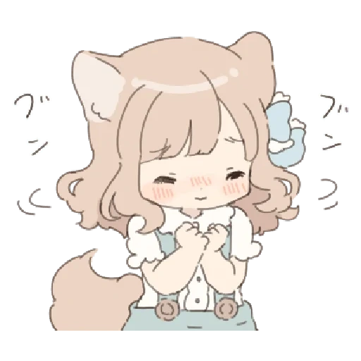 chibi, diagram, anime neko, anime coco, anime yang lucu