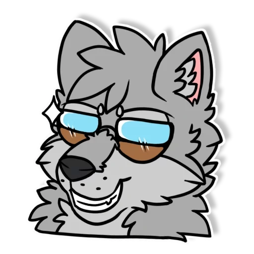 wolf, animation, cool, sweet wolf nick, random adventure lololoshka 32