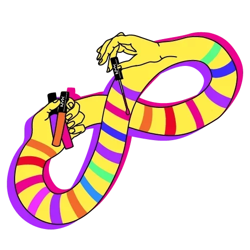 serpente, testo, disegna un serpente, disegniamo il nostro nome, colorazione del charvyak