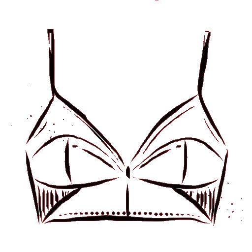buske's bra, sketch of the bra, the bra seamless, aryan barrier type 1 underwear lecalo