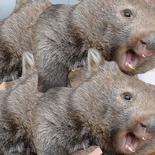 wombat, saundice vombat, vombat hewan, vombat kecil, wombat hamster australia