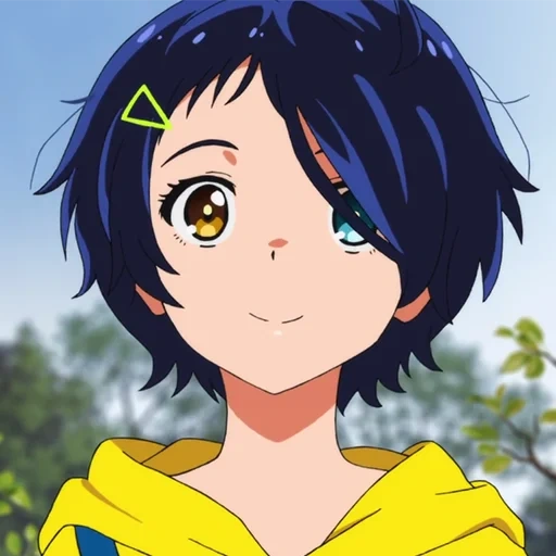 wonder egg, animação é fofa, personagem de anime, padrão de anime bonito, pintura de garota anime