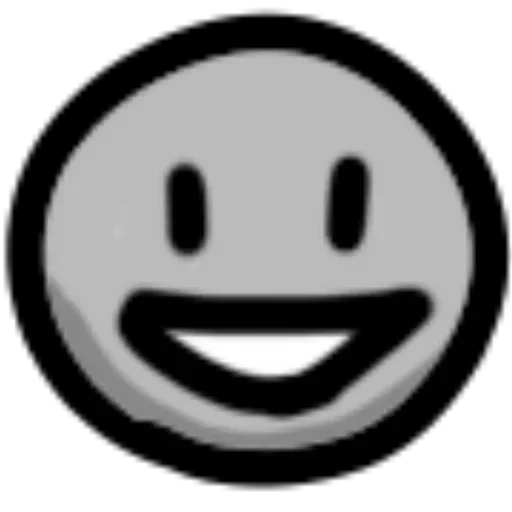 emoji, smiley, darkness, avatar smile, the smiley is black