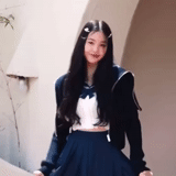 the girl, koreanische mode, asian fashion, koreanisch, kleid mit k-pop-kette für frauen