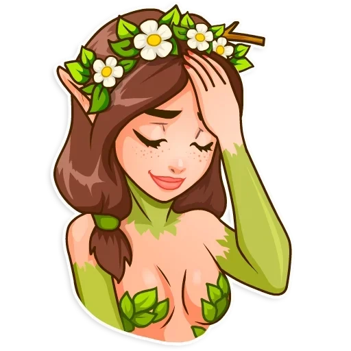 elf, forest nymph, forest nymph, forest nymph a