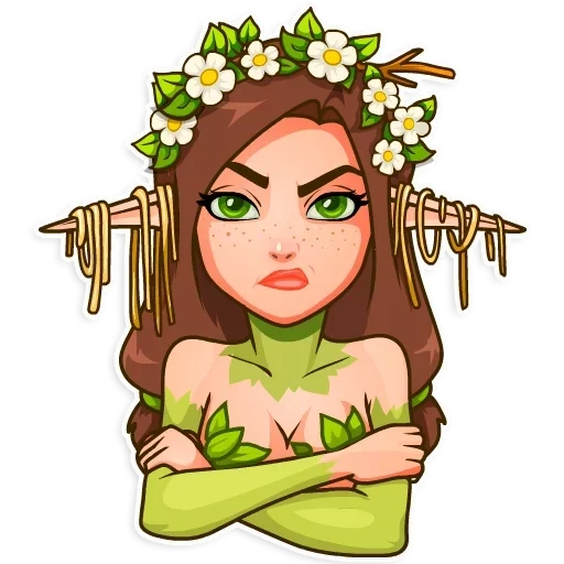 girl, elf, forest nymph a