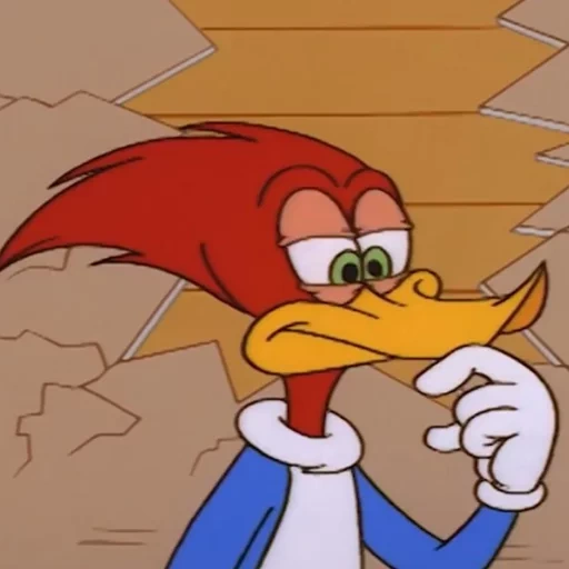 el pájaro loco, madera de madera de madera 1999, dyatel lunatic woody, woody woodpecker 1990, personajes de leña de leña