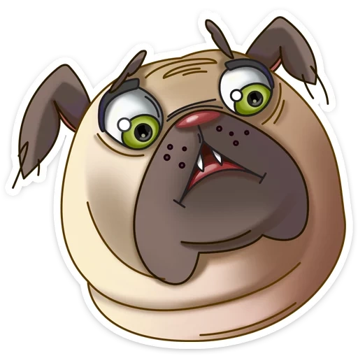 pug, código, perros, perros, potencia de la bomba vasapp