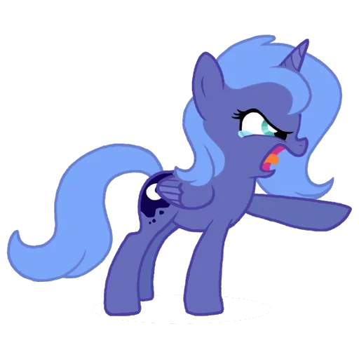 pony da lua, princesa moon, mlp luna é pequeno, little moon pony, princesa luna pony