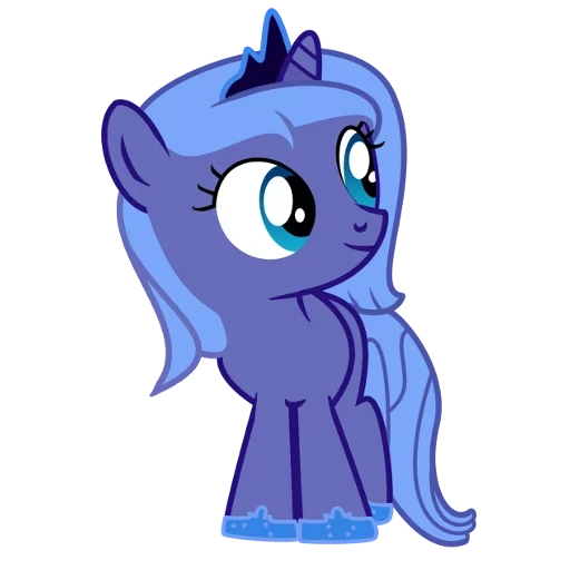 kuda poni bulan, putri luna mlp, mlp luna kecil, kuda poni bulan kecil, masa kecil poni bulan