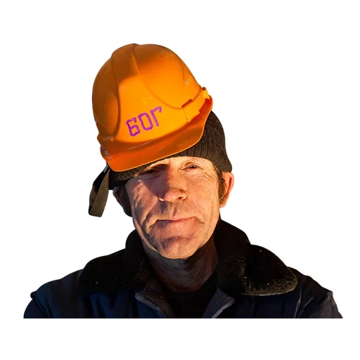 casco del trabajador de la construcción