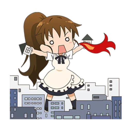 anime, keyon chibi, anime girl, kejutan anime, karakter anime