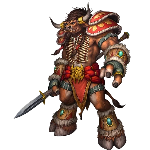 tauren, tauren, suku tauren, pejuang wow tauren, pemimpin tauren warcraft