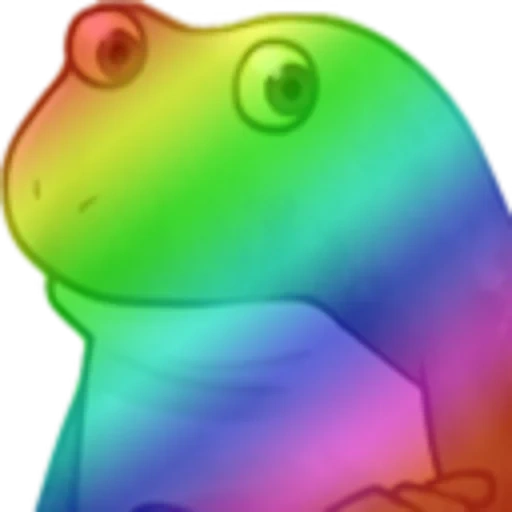 rana arcoiris, rana pepe rainbow
