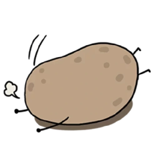 patate, patate di bambini, disegno di patate, patate di patate, patate da cartone animato