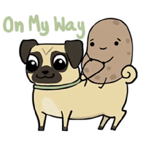 mops pops, i mop sono carini, disegno del pug, pug pops dance, la vita è patate