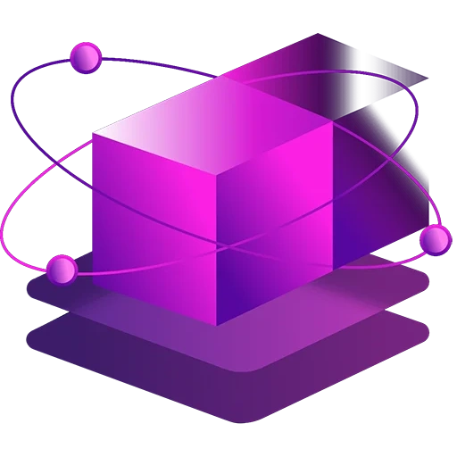 pictogram, ikon ilmiah, transparansi kubus, teknologi tanpa latar belakang, grafik komputer