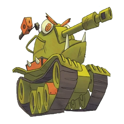 tank cartoon, tank cartoon, cartoon tank, walter blitzkrieg hangar