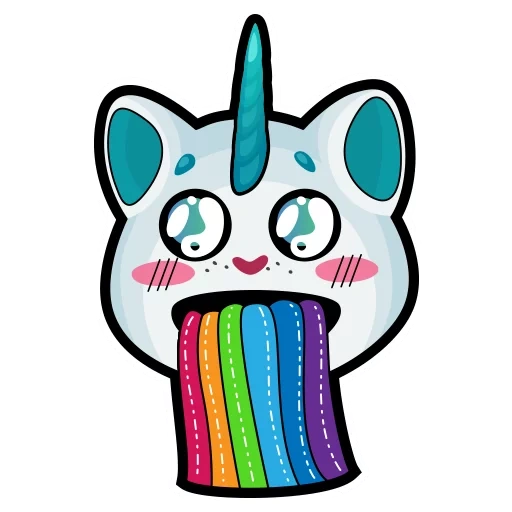 licorne, licornes, stickers de licornes