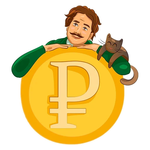 dinheiro, ícone da moeda, clipart de criptomoeda, o ícone é uma pessoa com dinheiro