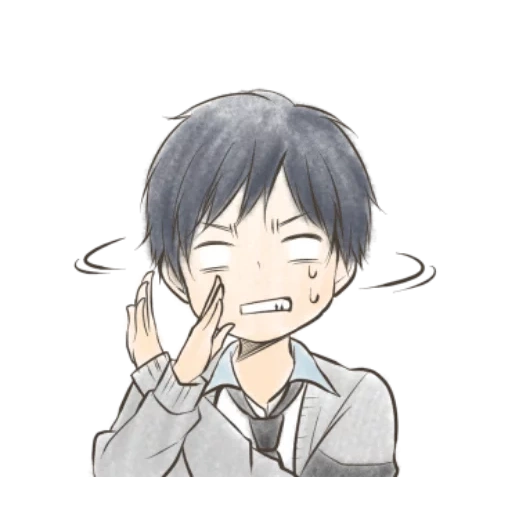 relife, figure, relife animation, anime picture, cartoon characters