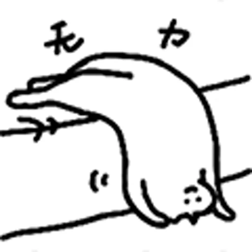 cat, line, figure, illustration, colored mouse
