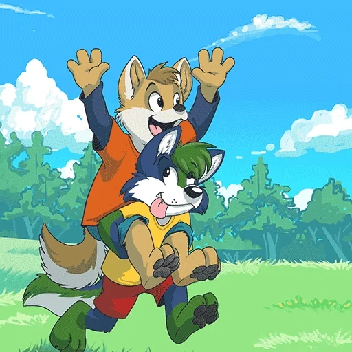 anime, furry, fury itchy, fury leopard, fox n forest game
