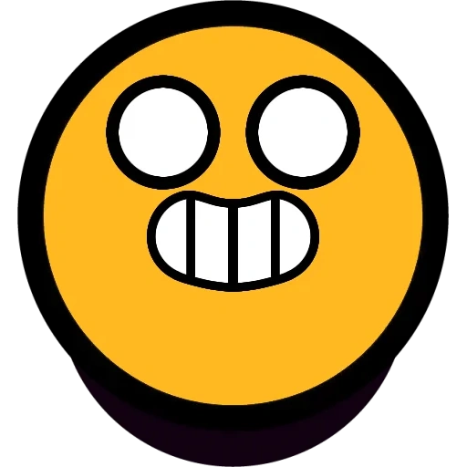 emoticônes, brawl hub, pin bs smiley, lovely yellow smiley