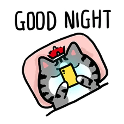 gatto, buio, gatto freddo, buona notte gif per dormire