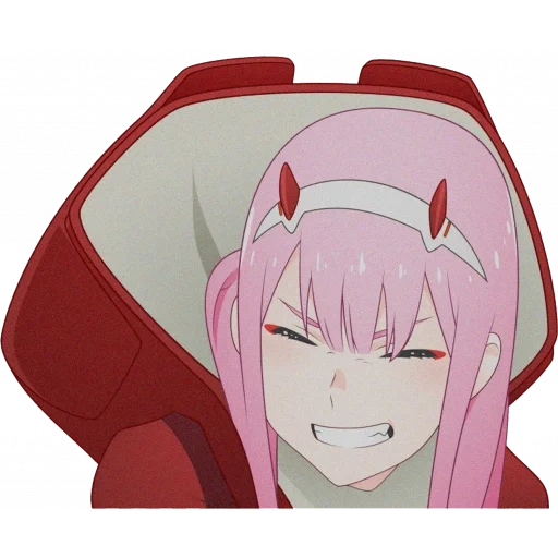 zero two, zero 2 porbx, вайфу zero two, franxx zero two, милый во франксе 002