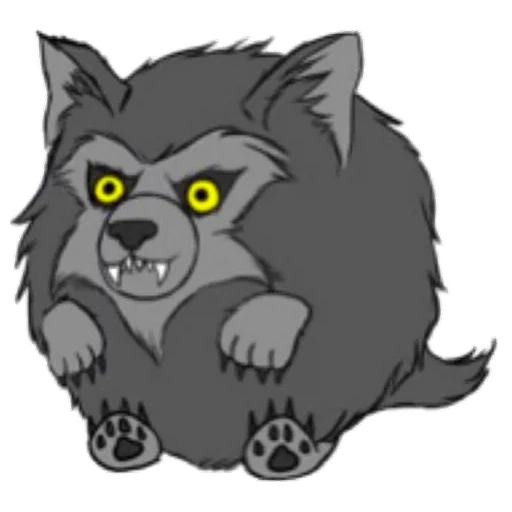 lobo, anime, luminoso, dibujo de lobo, werwolf animado