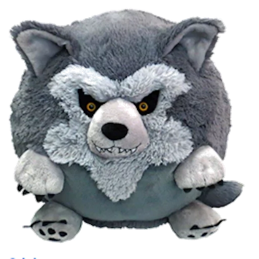 giocattolo lupo, raccoon soft toy, giocattoli per animali domestici esuberati, lupo giocattolo squishabile, animali domestici esuberati per giocattoli soft