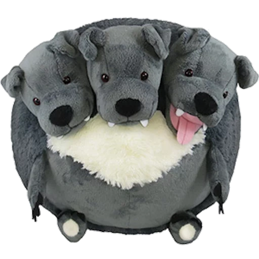 push cerberus, punti di giocattoli, nici toys wolf, push giocattoli animali, peluche giocattolo riccio grande