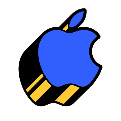 sottomarini nucleari, le mele, i pittogrammi, logo apple mac, icona id apple