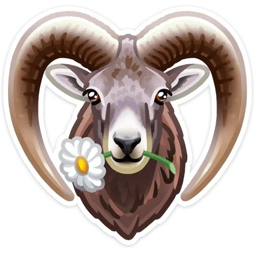 wwf, ram, attelle, tête de mouton, zodiac animal