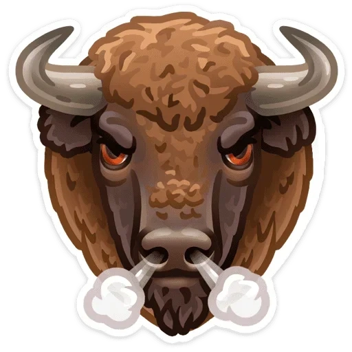bulls, wwf, máscara de búfalo, zodiac amarillo