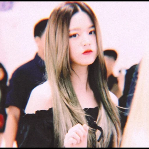 k pop, young woman, jaehyun, zhou zyuy, long hair