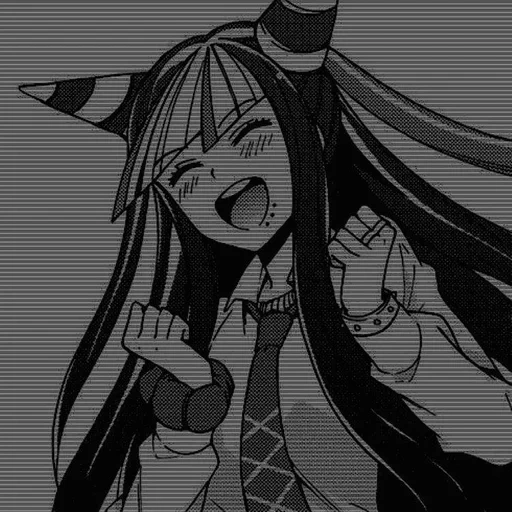 animación cómica, ibuki mioda, imagen de animación, papel de animación, manga en movimiento lindo