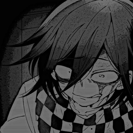 figura, malásia guozhi, kokichi manga, animação escura, raiva anime psicopata