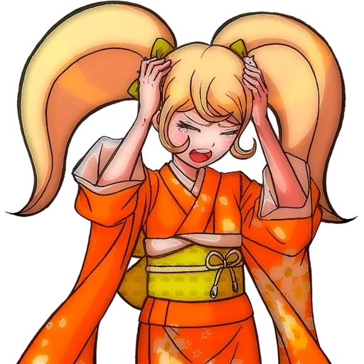 enoshima junko, hiyoko saionji, xi yongji hiroshi, dan gan long pajian, danganronpa tririgger happy havoc