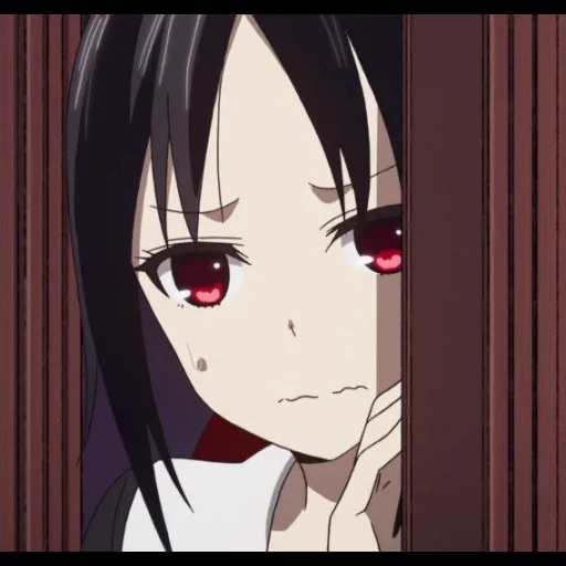 waifu kaguya, mme kagaya, anime girl, personnages d'anime, le visage de mme kaguya