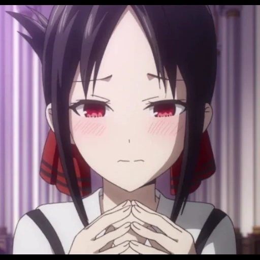 animação é fofa, kaguya sama, menina anime, menina anime, personagem de anime