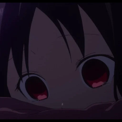 anime, anime, meme anime, karakter anime, nyonya kaguya tempat tidur