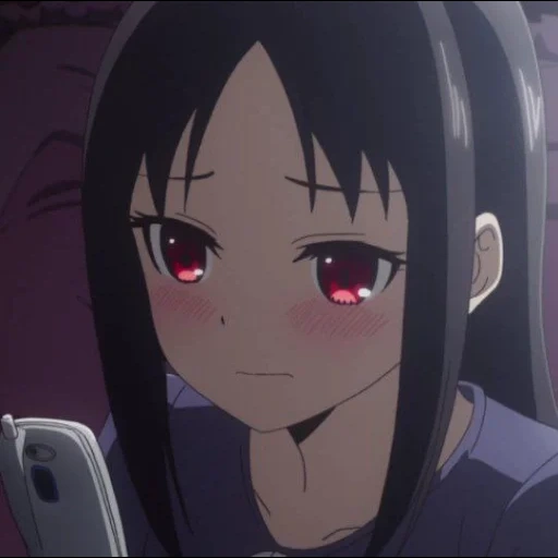 anime, anime frau, anime charaktere, kaguya tire avatar, kaguya sama wa kokurasetai