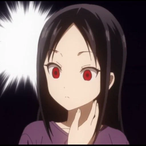 anime, kaguya, signora kagu, i personaggi degli anime, kaguya sama icon anime imbarazzante