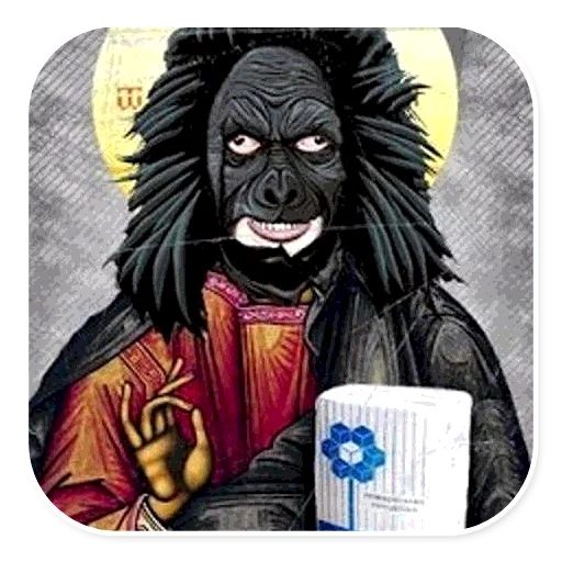 técnico de pasha, ícone técnico de pasha, gorila de máscara técnica de pasha