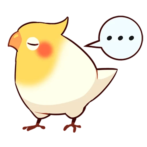 corella, disegno corella, corella parrot, corella chibi parrot, corella kawai parrot