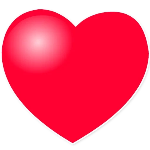 corazón, corazón rojo, el corazón es pequeño, pequeños corazones, un corazón con fondo blanco