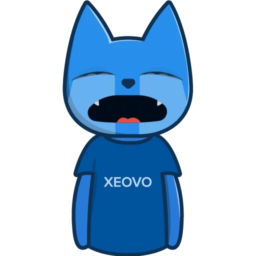 cat, animation, cat blue, batman's dog, batman on board sticker